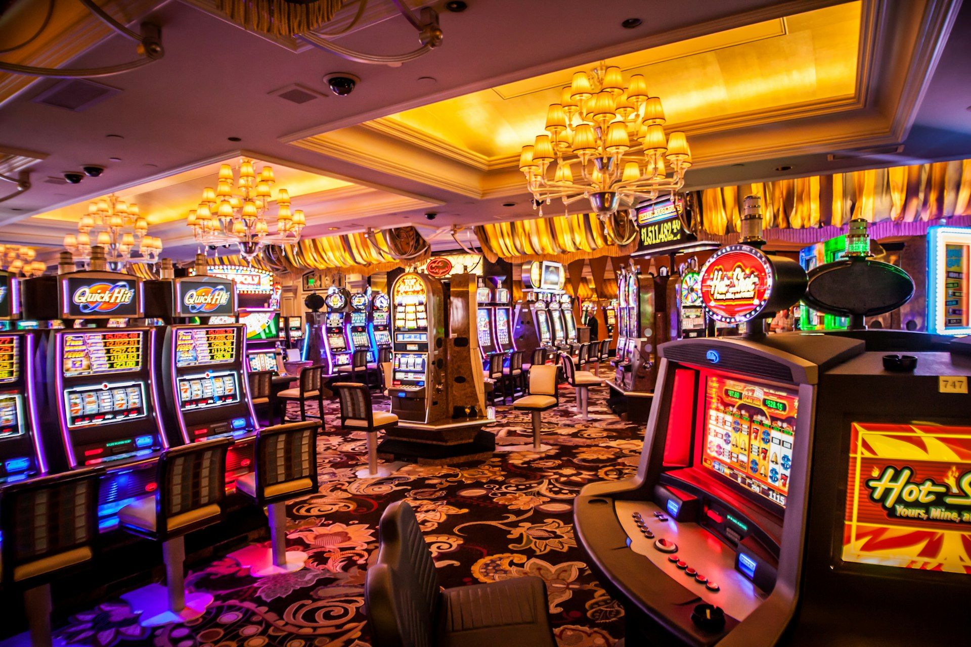 Casino entertainment background